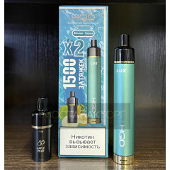 HQD LUX Яблоко Груша (устройство + 2 картриджа)